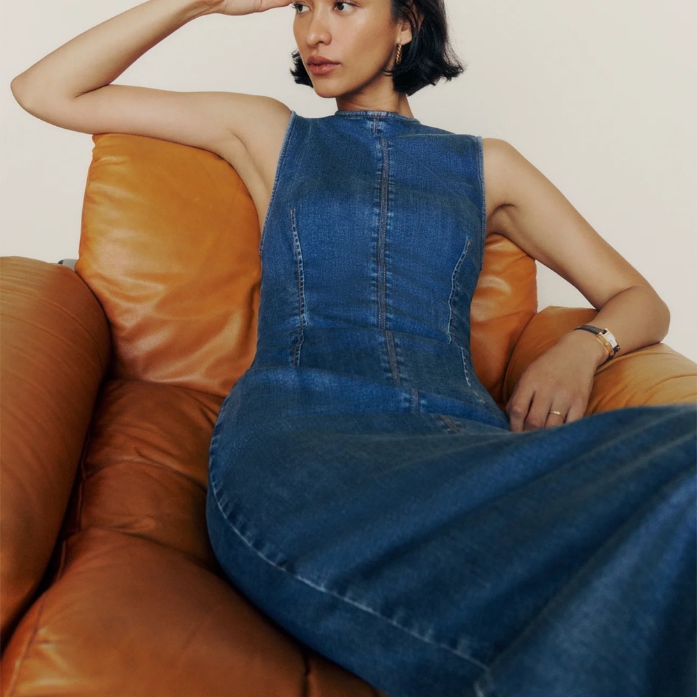 Reformation Kendi Denim Dress